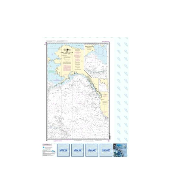 NOAA Chart 50 North Pacific Ocean (eastern part) Bering Sea Continuation