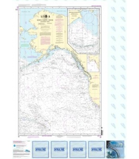 NOAA Chart 50 North Pacific Ocean (eastern part) Bering Sea Continuation