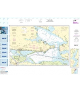 NOAA Chart 11314 Intracoastal Waterway Carlos Bay to Redfish Bay, including Copano Bay