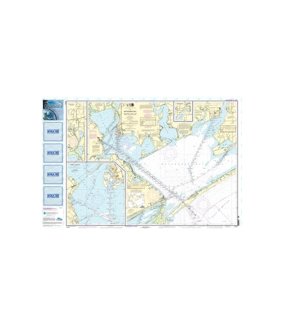 NOAA Chart 11317 Matagorda Bay including Lavaca and Tres Palacios Bays - Port Lavaca - Continuation of Lavaca River - Continuati