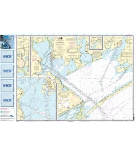 NOAA Chart 11317 Matagorda Bay including Lavaca and Tres Palacios Bays, Port Lavaca & River...