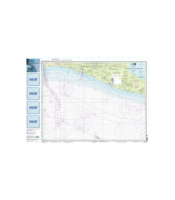 NOAA Chart 11344 Rollover Bayou to Calcasieu Pass