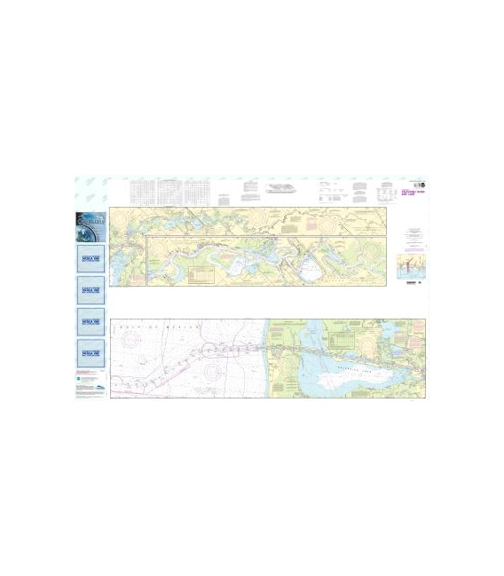 NOAA Chart 11347 Calcasieu River and Lake