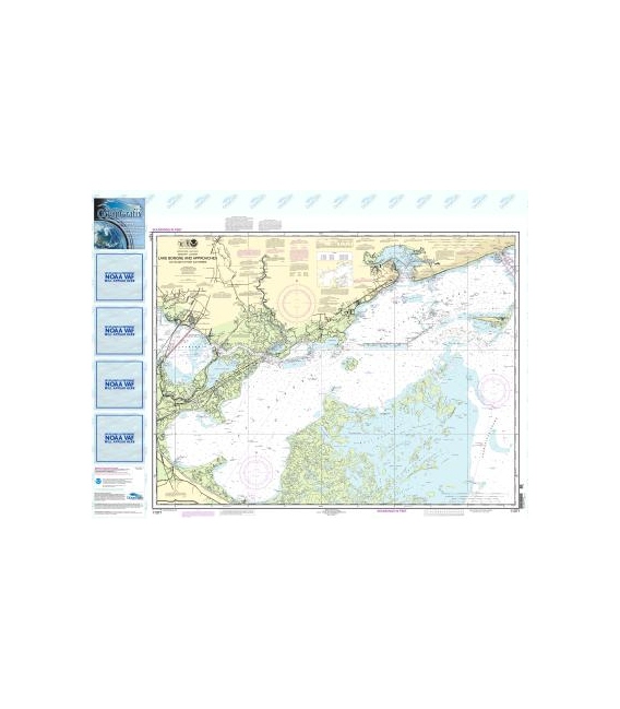NOAA Chart 11371 Lake Borgne and approaches Cat Island to Point aux Herbes