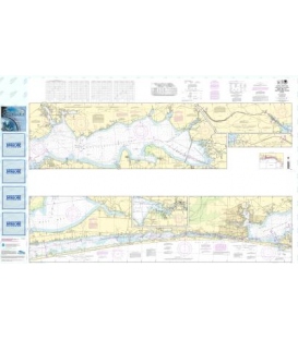 NOAA Chart 11385 Intracoastal Waterway West Bay to Santa Rosa Sound