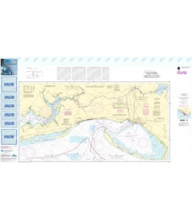 NOAA Chart 11393 Intracoastal Waterway Lake Wimico to East Bay