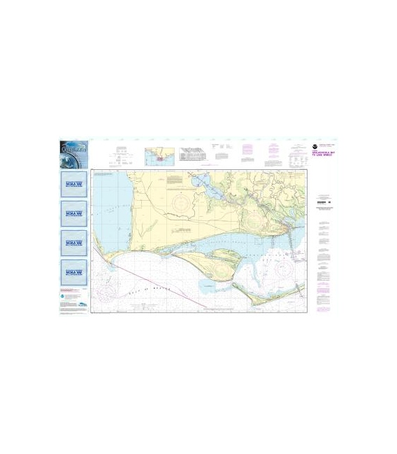 NOAA Chart 11402 Intracoastal Waterway Apalachicola Bay to Lake Wimico