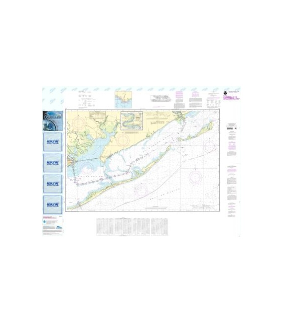 NOAA Chart 11404 Intracoastal Waterway Carrabelle to Apalachicola Bay - Carrabelle River