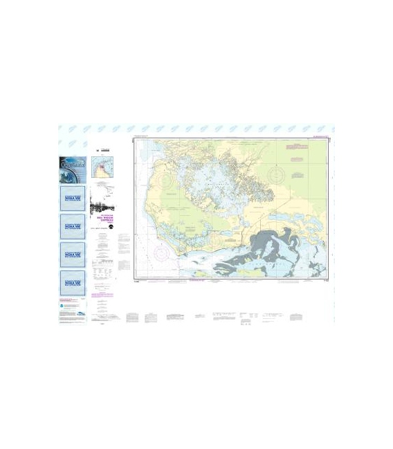 NOAA Chart 11433 Everglades National Park Whitewater Bay