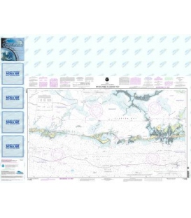 NOAA Chart 11449 Intracoastal Waterway Matecumbe to Grassy Key