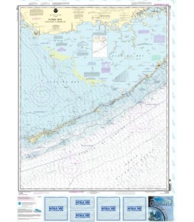 NOAA Chart 11452 Intracoastal Waterway Alligator Reef to Sombrero Key