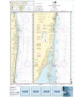 NOAA Chart 11466 Jupiter Inlet to Fowey Rocks - Lake Worth Inlet