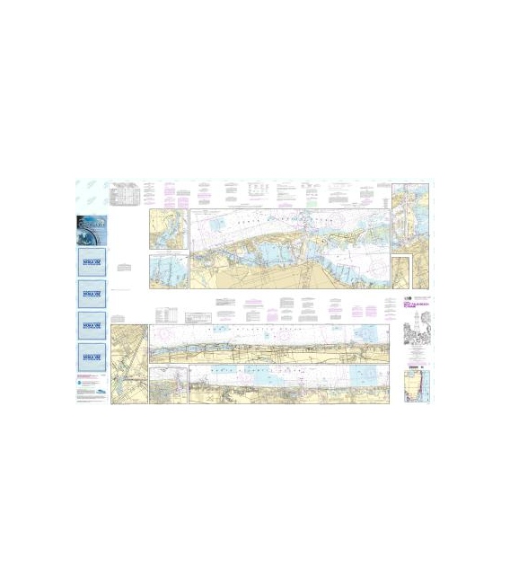 NOAA Chart 11467 Intracoastal Waterway West Palm Beach to Miami