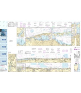 NOAA Chart 11467 Intracoastal Waterway West Palm Beach to Miami