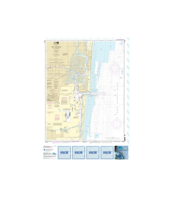 NOAA Chart 11470 Fort Lauderdale Port Everglades