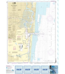 NOAA Chart 11470 Fort Lauderdale Port Everglades