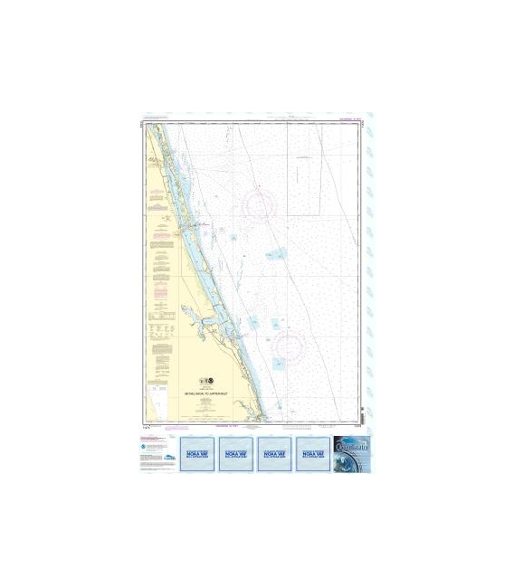 NOAA Chart 11474 Bethel Shoal to Jupiter Inlet