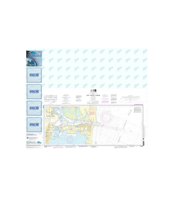 NOAA Chart 11475 Fort Pierce Harbor