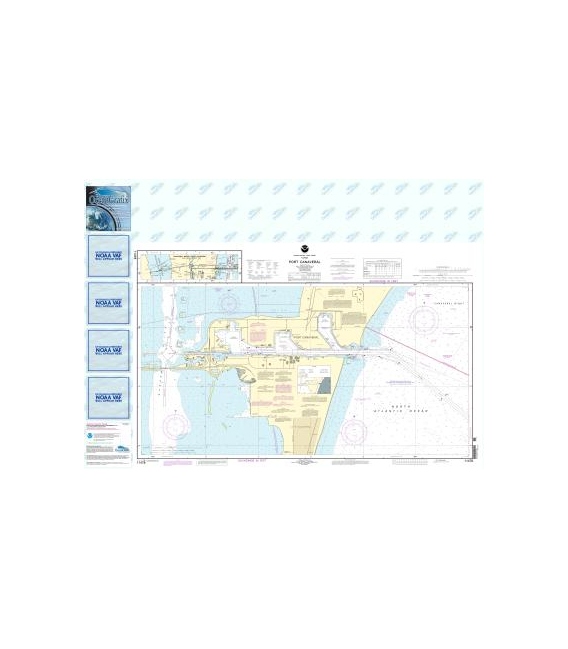 NOAA Chart 11478 Port Canaveral - Canaveral Barge Canal Extension