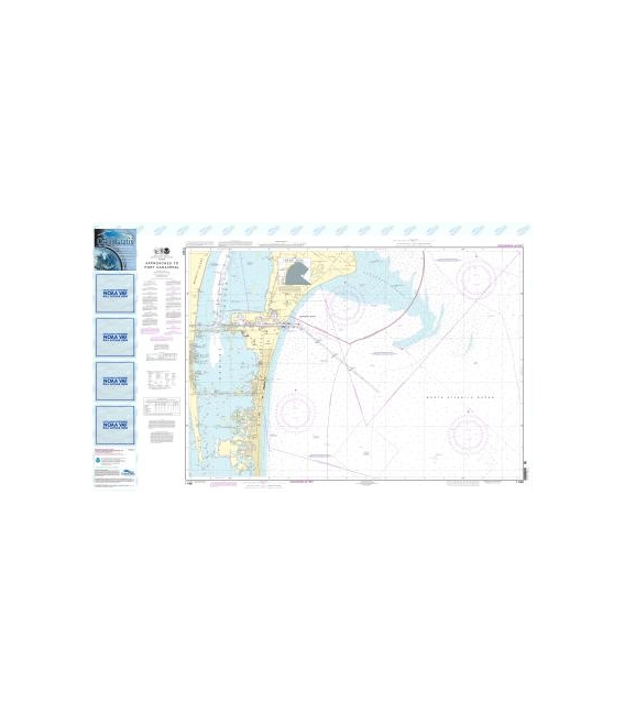 NOAA Chart 11481 Approaches to Port Canaveral