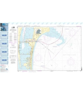 NOAA Chart 11481 Approaches to Port Canaveral