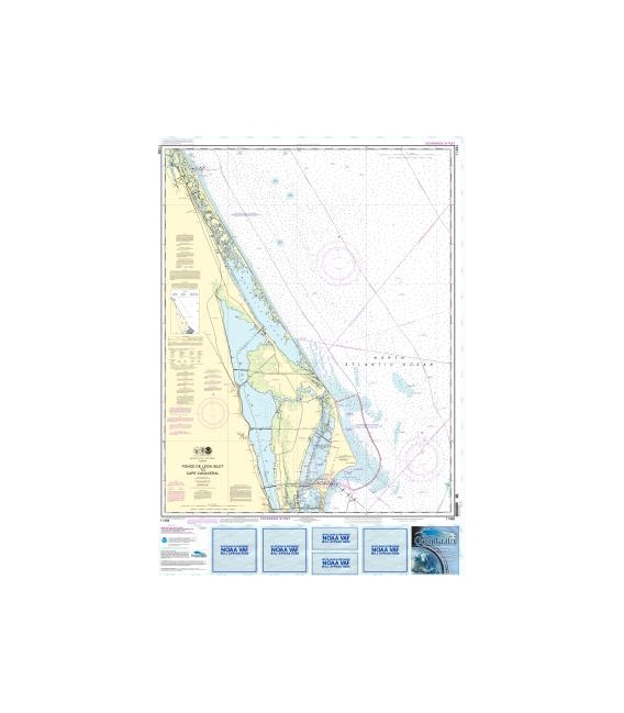NOAA Chart 11484 Ponce de Leon Inlet to Cape Canaveral