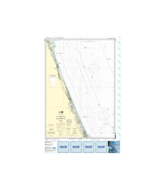 NOAA Chart 11486 St. Augustine Light to Ponce de Leon Inlet