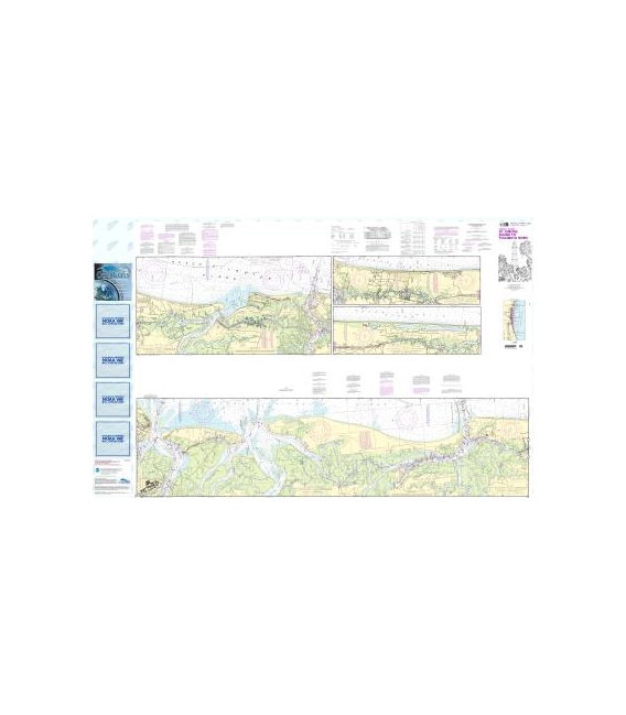NOAA Chart 11489 Intracoastal Waterway St. Simons Sound to Tolmato River