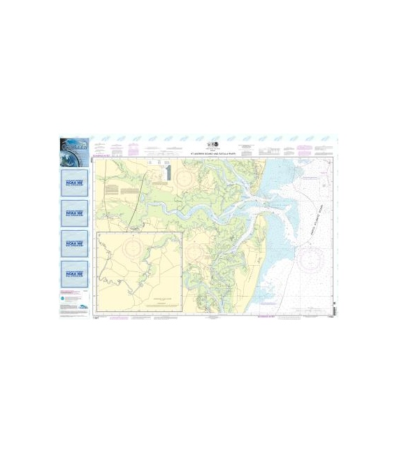 NOAA Chart 11504 St. Andrew Sound and Satilla River