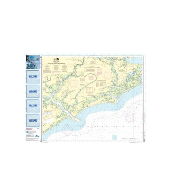 NOAA Chart 11522 Stono and North Edisto Rivers