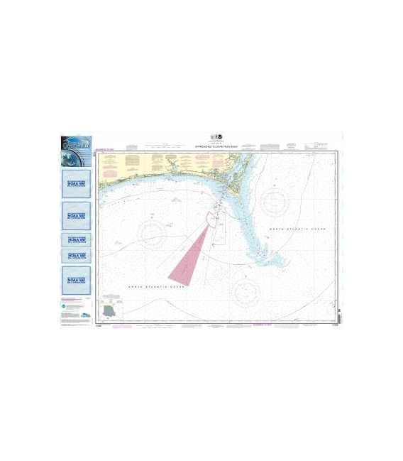 NOAA Chart 11536 Approaches to Cape Fear River