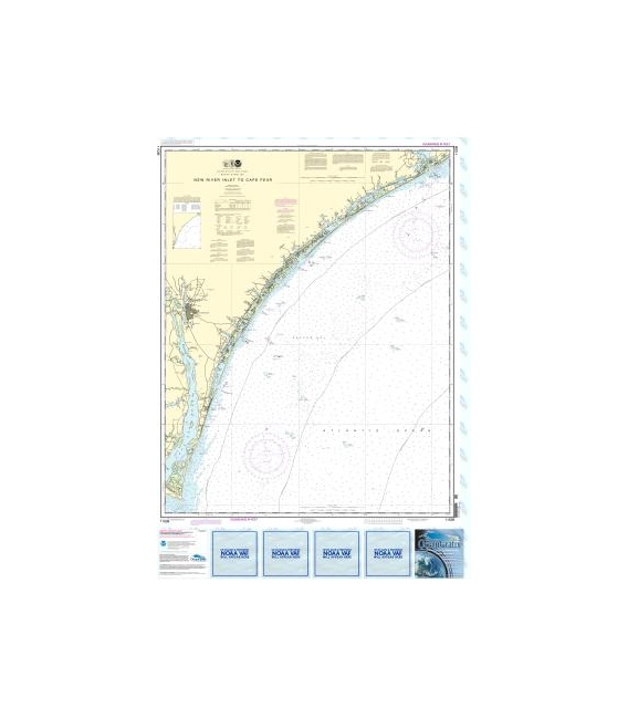 NOAA Chart 11539 New River Inlet to Cape Fear