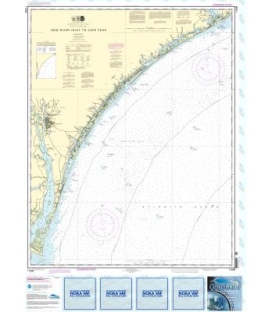 NOAA Chart 11539 New River Inlet to Cape Fear