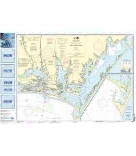 NOAA Chart 11545 Beaufort Inlet and Part of Core Sound - Lookout Bight