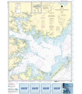 NOAA Chart 11548 Pamlico Sound Western Part