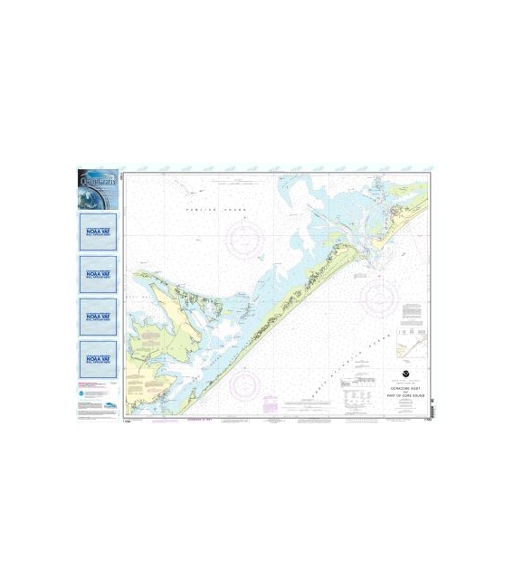 NOAA Chart 11550 Ocracoke lnlet and Part of Core Sound