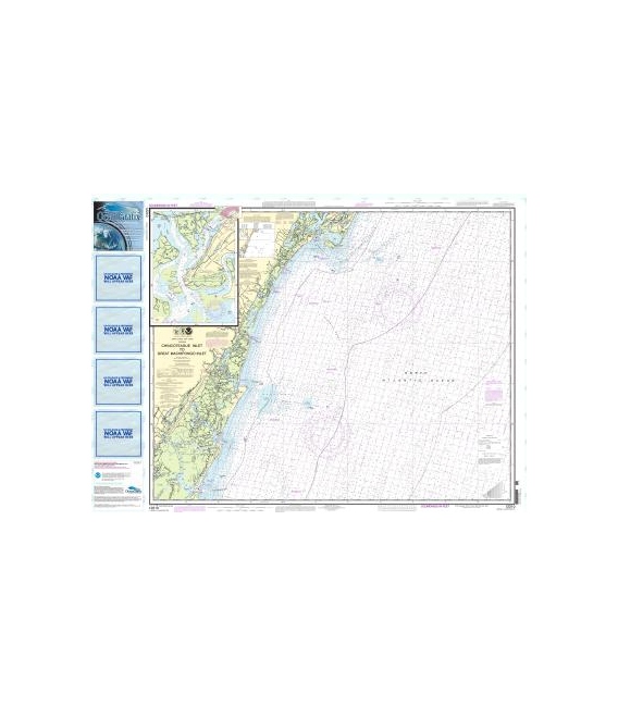 NOAA Chart 12210 Chincoteague Inlet to Great Machipongo Inlet - Chincoteague Inlet