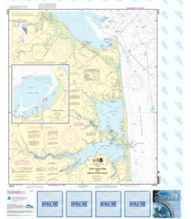 NOAA Chart 12216 Cape Henlopen to Indian River Inlet - Breakwater Harbor