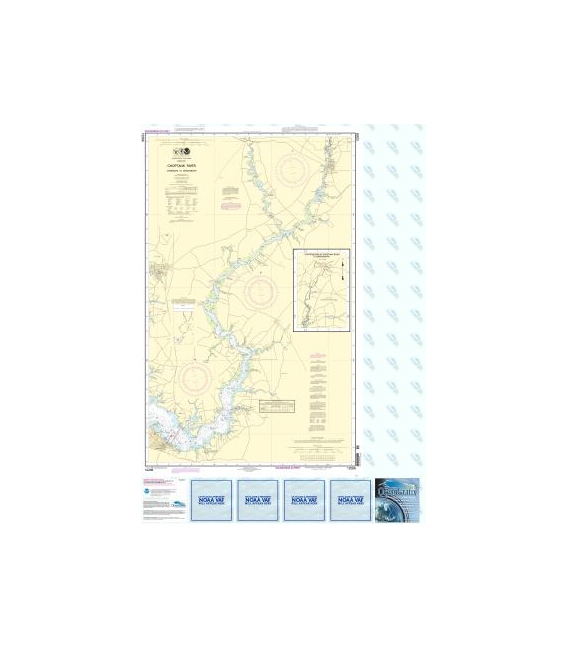 NOAA Chart 12268 Choptank River Cambridge to Greensboro