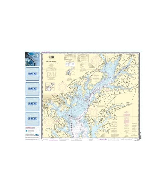 NOAA Chart 12273 Chesapeake Bay Sandy Point to Susquehanna River