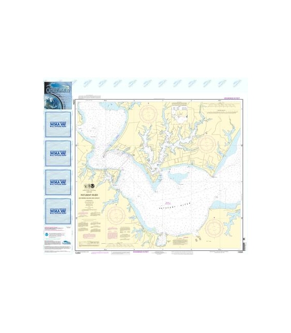 NOAA Chart 12284 Patuxent River Solomons lsland and Vicinity