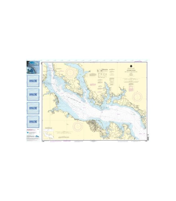 NOAA Chart 12286 Potomac River Piney Point to Lower Cedar Point