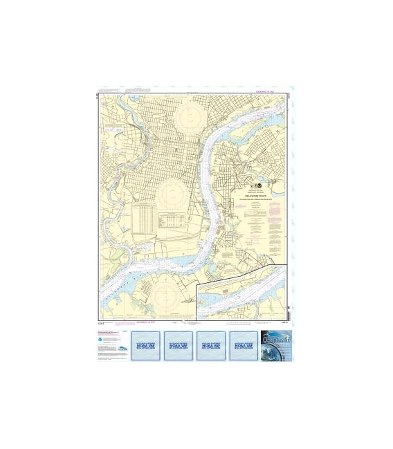NOAA Chart 12313 Philadelphia and Camden Waterfronts