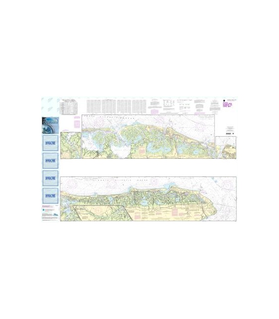 NOAA Chart 12316 Intracoastal Waterway Little Egg Harbor to Cape May - Atlantic City