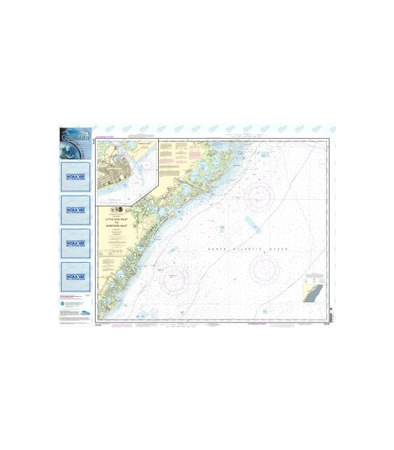 NOAA Chart 12318 Little Egg Inlet to Hereford Inlet - Absecon Inlet