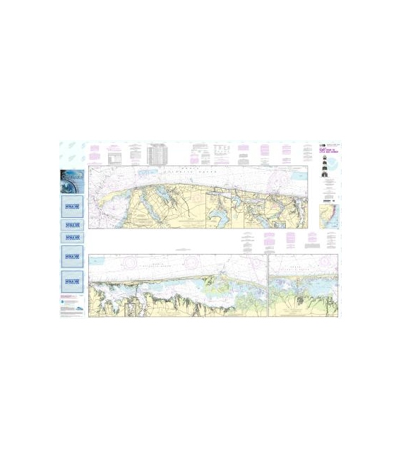 NOAA Chart 12324 Intracoastal Waterway Sandy Hook to Little Egg Harbor