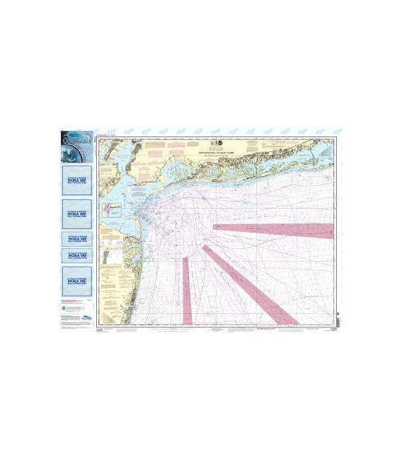NOAA Chart 12326 Approaches to New York Fire lsland Light to Sea Girt