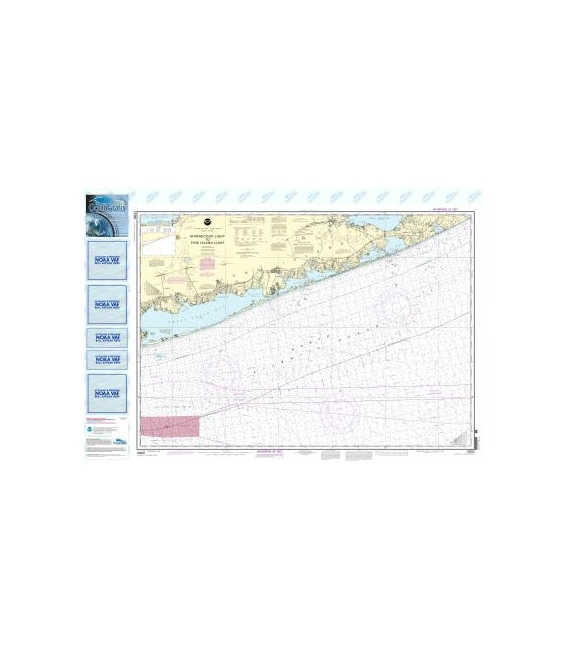 NOAA Chart 12353 Shinnecock Light to Fire Island Light