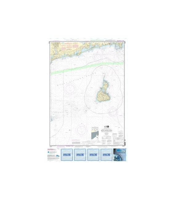 NOAA Chart 13215 Block Island Sound Point Judith to Montauk Point