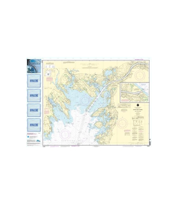 NOAA Chart 13236 Cape Cod Canal and Approaches